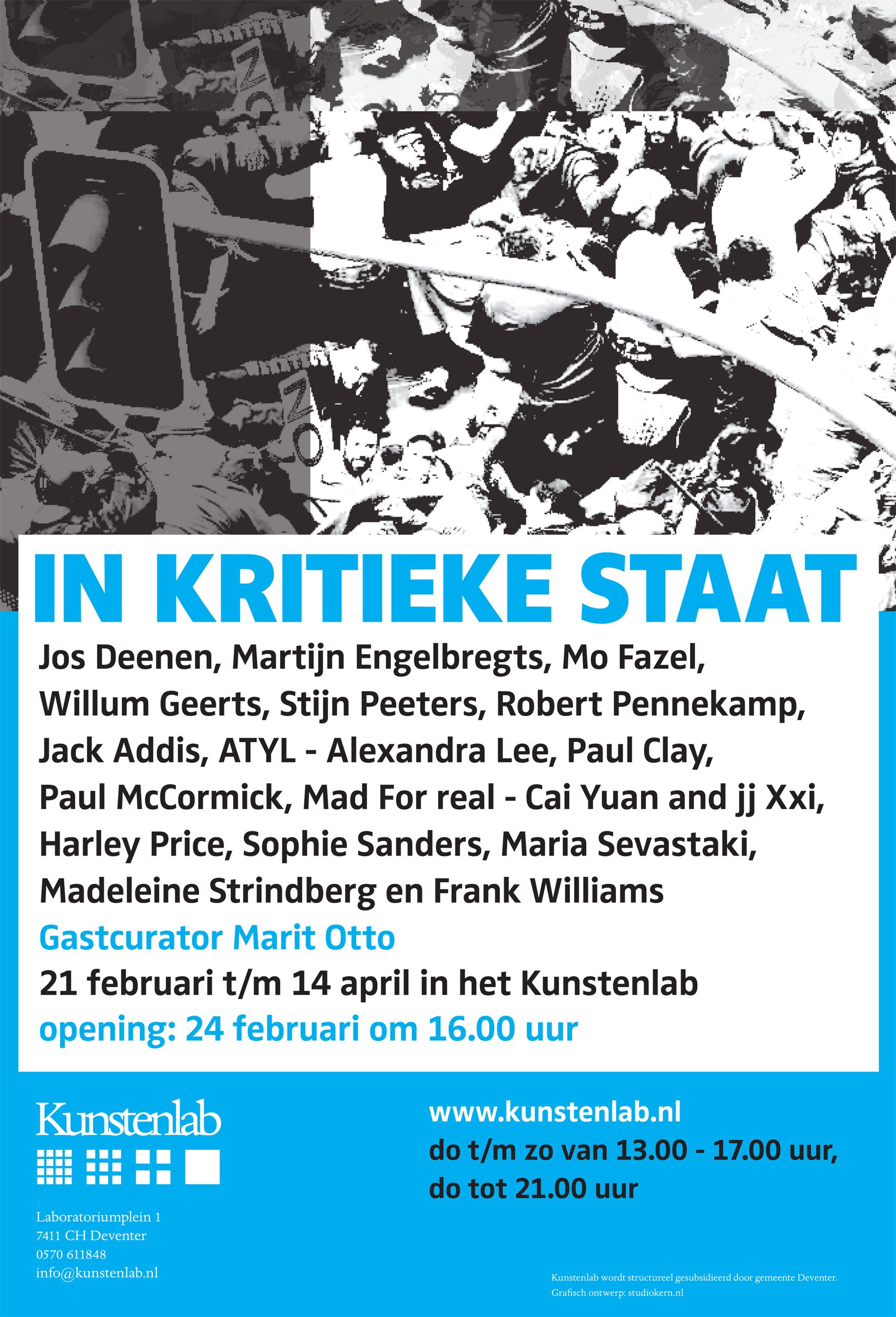 Poster 'In Kritieke Staat'