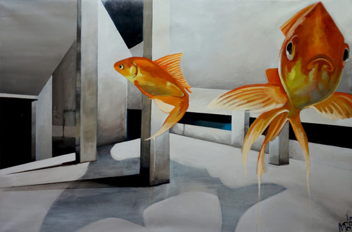 Submerged-acryl-op-canvas-beeldende-kunst-Marit-Otto