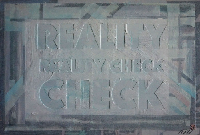 Kunst- Marit Otto- Mixed media- Reality Check-2018