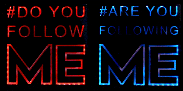 #Do You Follow Me + #Are You Following Me
