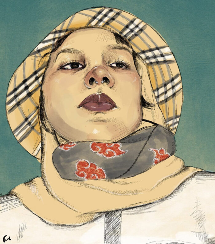 Self portrait Fatma Alhoupi