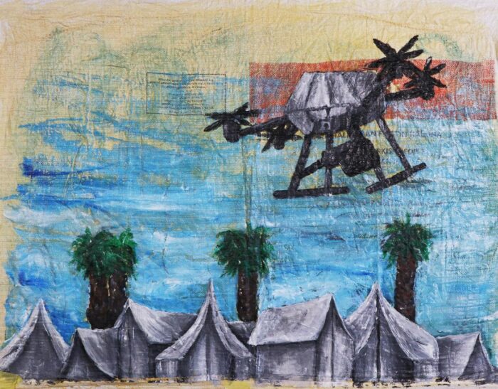 Drawing by Hussain Aljrjawy