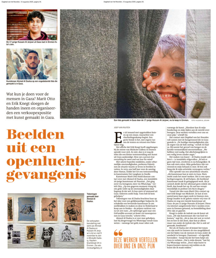 PUBLICATIE DAGBLAD VAN HET NOORDEN - Joep van Ruiten