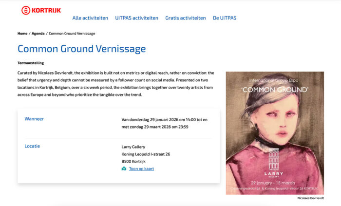 Common Ground expositie