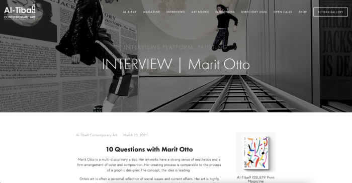 10 questions with Marit Otto -  Interview Altiba-9
