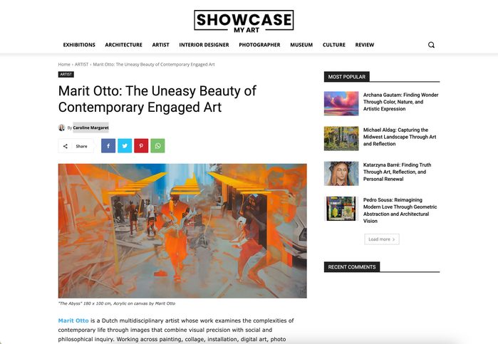 Header Review - Showcase My Art - By Caroline Margaret