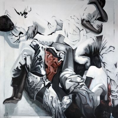 Marit-otto-beeldende-kunst- schilderij-Nothing-But-A-Dreamer-2010