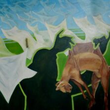 Kattekwaad- acryl- op-canvas-Marit-Otto-kunst