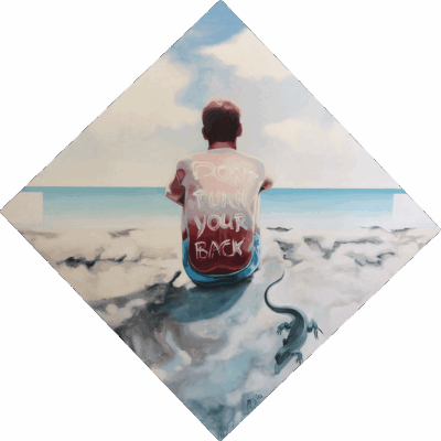 Marit-Otto-beeldende-kunst- schilderij-Don't-Turn-Your-Back- To- Me-2010