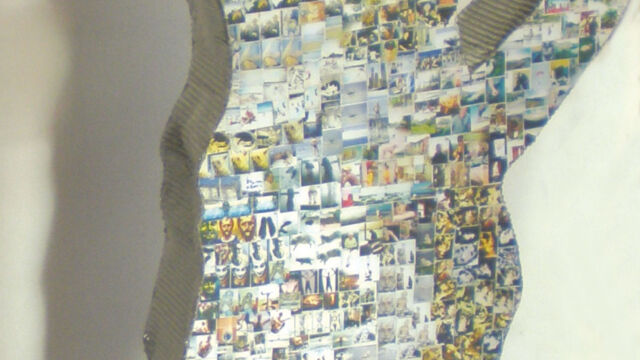 All of me. Indexprint, MDf, golfkarton & caparol. 1.80h/80b All-Of-Me-Marit-Otto