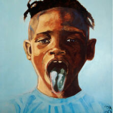 cant-catch-your-tonque-2004-acryl-op-mdf-marit-otto