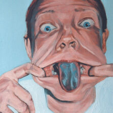 cant-catch-your-tonque-2004-acryl-op-mdf-marit-otto