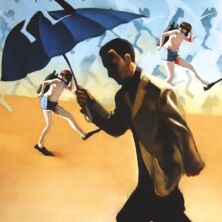 marit-otto-beeldende-kunst- schilderij-Raining-Men