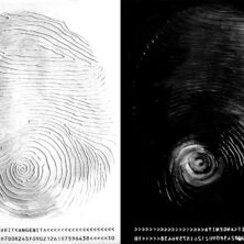 ID Positive & Negative (tweeluik) -siliconen op doek-particulier bezit