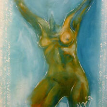 Water-1998-acryl- op -paneel- schilderij-Marit-Otto