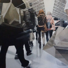 Hunter- Gatherers (part 2) 2019 Brave New World serie. 100/150 cm. Acryl op Canvas hunter-gatherer-jager-verzamelaar(part two)-2019-acryl-op-canvas-100/150cm