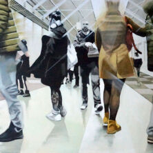 Hunter- Gatherers 2019 Brave New World serie. 100/150 cm. Acryl op Canvas hunter-gatherer-jager-verzamelaar-2019-acryl-op-canvas-100/150cm