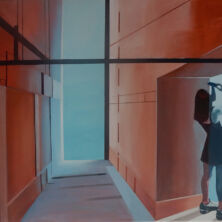 Window Shopping 2018, acryl op canvas 90/120cm Window Shopping 2018 Acryl Op Canvas Marit Otto kunst