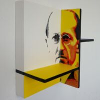 M Stands 4 - Linker zichtpunt- voor expositie 25 x 25 x 25 in het Mondriaanhuis 2019 M Stands 4- linker zicht punt -25 x 25 x 25- 2019