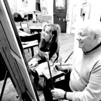 Schilderclub -Cursus - Leo en Marit
