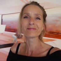 Portret met kunst