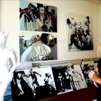 In atelier Koestraat