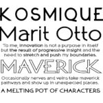 Font Kosmique