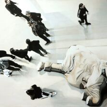 Room 2022 - Acryl op canvas 100 x 150 cm- 2022 Room 2022 - Acryl op canvas 100 x 150 cm- 2022- Brave New World series