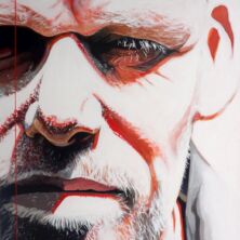 Sapiens 2023- Acryl op canvas 80 x 100 cm- Uit de serie Brave New World