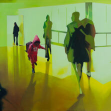 Space Invaders - acrylic on canvas - 100 x 180 cm 2025 Space Invaders -acrylic on canvas - 100 x 180 cm 2025